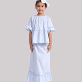 ROSA Kurung Girl - Cornflower Blue
