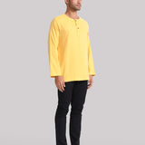 THEO Kurta Men  - Yellow Banana