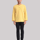 UMAYR Kurta Men - Tuscany Yellow